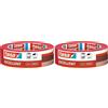 Tesa Nastro per Mascherature Excellent, Nastro Adesivo da Pittura in Carta Sottile per Lavori di Verniciatura, Per Tutte le Tinte, Vernici e Smalti, Uso Interno, 50 m x 30 mm (Confezione da 2)