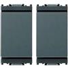 Vimar 0R16004 Deviatore 1P 10Ax, Grigio (Confezione da 2)