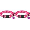 TRIXIE TX 4202 Cat Collar, Elastico, Nylon, Colori Assortiti (Confezione da 2)