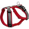 Hunter Imbracatura per cani Maldon UP, colore: rosso/grigio, morbida imbottitura e confortevole, altamente riflettente grazie alla Scotchlite 3M, regolabile in 4 posizioni, con manico imbottito (da