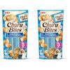 INABA Churu Bites Bocconcini di Pollo con Cuore di Tonno e Capesante - 1 Pack (3 Stick x 10gr) - Snack per Gatti Morbido e Cremoso, Cibo per Gatti Senza Conservanti o Coloranti Artificiali, Grain-Free
