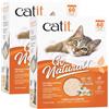 Catit Vai naturale! Sabbia Piselli, Aroma Vaniglia 5,6 kg (Confezione da 2)