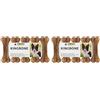 Croci King Bone, Snack premio masticativo per cani in pelle bovina, dental stick per la pulizia dei denti da 7,5 cm, 5pz x 15g (Confezione da 2)
