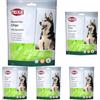 TRIXIE Denta Fun Chips da Masticare con alghe Spirulina, 100 g (Confezione da 5)