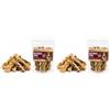 Flamingo bastoncini per cani - Snack Nature Pelle di Capra Sottile - 100g - snack naturale per cani - senza glutine - senza zuccheri aggiunti - dall'Europa (Confezione da 2)