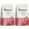 Applaws Alimento Secco Naturale Completamente Grain Free Pollo con Extra di Anatra per Gatti Adulti, Sacchetto Richiudibile da 400g (Confezione da 2)