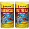 Tropical VITALITY&COLOR 100ml / 20g - Mangime vitali e dai colori più intensi per tutti i pesci ornamentali (Confezione da 2)