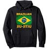 Martial Arts Gifts by BRH OU BJJ Brazilian Jiu-Jitsu Flag - Arti marziali regalo Felpa con Cappuccio
