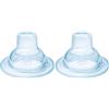 MAM Ugello extra morbido per biberon e bicchiere Trainer+ MAM, di forma simmetrica, ideale transizione al bicchiere di apprendimento, in silicone SkinSoftTM di facile accettazione, anti-scossa,
