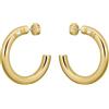 BOSS Jewelry Collana a Catena, Bracciale a Catena e Orecchini a Cerchio da Donna Collezione LIVE STATEMENT in Acciaio inossidabile color Oro Giallo