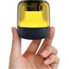 Babelio Pocket Glow White Noise Sound Machine - Aggiornato con luce notturna, 20 suoni senza loop, funzione timer e memoria, mini tascabile per viaggi, adatto per adulti, bambini e bambini, nero