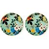 Excelsa Fiori Frida Sottopentola, Ceramica dolomite e sughero, Cm. 16 x 16 (Confezione da 2)