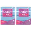 Sculpey Premo Pale, Blu Chiaro, Taglia unica (Confezione da 2)