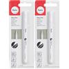 Rayher Colla stick, punta tonda, 1-1,5 mm, per un'applicazione fine, colla stick con colla liquida, 30236000 (Confezione da 2)