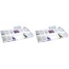 Rayher 3902300 Contenitore Trasparente a Scomparti, 24 X 11 X 2.8Cm, 14 Scomparti da 3.3 X 3.3 Cm con Coperchi, Box Multiuso Salvaspazio per Accessori Gioielleria, Scrapbooking, Articoli da Bricolage
