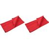 Fackelmann Linea Vino Panno per Pulire Bicchieri, Tessuto, Rosso, 50x30x0.3 cm (Confezione da 2)