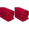 IPEA Tessuto in Cotone Popeline Rosso - 200 cm x 150 cm - Made in Italy - Tessuto al Metro per Cucito, Abbigliamento, Fodere, Arredamento, Accessori, Patchwork, Stoffa Tinta Unita per Cucire