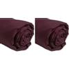 IPEA Tessuto in Cotone Popeline Bordeaux - 200 cm x 150 cm - Made in Italy - Tessuto al Metro per Cucito, Abbigliamento, Fodere, Arredamento, Accessori, Patchwork, Stoffa Tinta Unita per Cucire