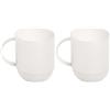 Excelsa Rainbow Mug 0.35 Litri, Bianco, 8x10x8 cm (Confezione da 2)