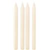 Cereria Di Giorgio Set da 2 candele decorative scanalate Dorica - Colore Avorio - Durata 8 ore - Diametro 2,5 cm Altezza 25 cm (Confezione da 2)