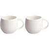 Alessi All-Time Set di 8 Tazzine da caffè di Design in Bone China, Bianco, 4 unità, Confezione da 1