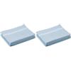 Amago 2 Panni da Cucina, 100% Cotone, 50 x 70 cm - Acqua/Bianco (Confezione da 2)