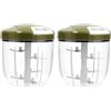 Quid Naturalia - Tritatutto manuale, 12,5 x 14 cm, 935 ml (Confezione da 2)