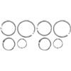 Rayher Anelli-Metallo Aprib., 38 Mm Ø Interno, Busta 8 Pz, 2520800 (Confezione da 2)