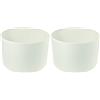 Rayher Hobby 2308302 Paralume, rotondo, ø 25 cm, altezza 15 cm, 100% poliestere, per lampada da terra o a sospensione, anche da dipingere e incollare, bianco (Confezione da 2)