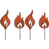 Rayher Fiamme Metallo D'Appuntare, Rame, 5X13Cm, 2 Design, Bu.Blis.2Pz, 46553638 (Confezione da 2)