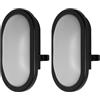 LEDVANCE Stagna Led Bulkhead Plafoniera, Nero (Confezione da 2)