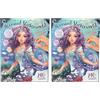 Depesche 13395 TOPModel Mermaid - libro di adesivi metallici con 26 pagine di sfondi subacquei dettagliati e 4 pagine di adesivi per accessori (Confezione da 2)