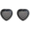 Zenker Set di 4 stampi a forma di cuore, per mini torte, materiale acciaio al carbonio antiaderente, temp. max 230 °C, dimensioni 11 x 12,8 x 3 cm, Linea Special Mini