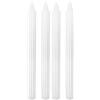 Cereria Di Giorgio Set da 2 candele decorative scanalate Dorica - Colore Bianco - Durata 8 ore - Diametro 2,5 cm Altezza 25 cm (Confezione da 2)