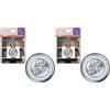 OSRAM DOT-it CLASSIC luce LED a batteria flessibile in argento, plastica, protezione IP20, per guardaroba, cucina e illuminazione notturna (Confezione da 2)