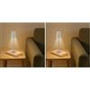 BEPER P207ILI205 Lampada da Tavolo Ricaricabile, Luce LED senza fili, Intensità Regolabile, USB Inclusa - Portatile per Scrivania, Comodino o Esterni (Confezione da 2)
