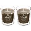 Spaas Candela profumata 25 ore, Twinkling Touch (Confezione da 2)