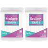 Sculpey Polyform Sculpey III Sculpt Bianco - Scultura del Prodotto, Bianco (Confezione da 2)