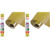 SISER® Glitter Oro Gold, 30cm x 0,5mt, Vinile Termotrasferibile Termoadesivo Glitterato per la Personalizzazione dei Tessuti, Abbigliamento e Accessori, Hobby Creativi, Facile da Tagliare
