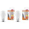 OSRAM SuperStar Classic A25 - Lampadina LED dimmerabile E27, GL FR, 250 lumen, bianco caldo (2700 K), ricambio 25 W (Confezione da 2)