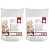 Rayher Hobby, Imbottitura in Poliestere, Molto Soffice, Fiocchi, Bianco, Sacchetto 500 G, ‎40 x 30 x 23 cm, 517.1 Grammi (Confezione da 2)