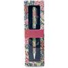 Robert Frederick William Morris Cray Penna a sfera in confezione regalo - pennino Twist - Inchiostro nero - Elegante penna con design floreale classico