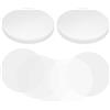 PATIKIL 2.8in (70mm) Pellicola per Targhette, 200 Pcs Trasparenti Cerchi Mylars Plastica Pellicola Protettiva per Targhette Rotondo 2.3 Inch 58mm Forniture per Macchine Artistico