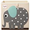 3 sprouts Contenitore portaoggetti beige elefante grigio - 3 sprouts