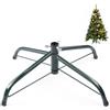 SYITCUN VFZILH Supporto universale per albero di Natale in metallo, 40 cm, per alberi artificiali, 60 - 300 cm, robusto supporto per albero di Natale fino a 50 kg, pieghevole
