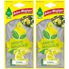 Arbre Magique Mono, Profumatore Auto, Fragranza Limone, Profumazione Fresca e Fruttata, Durata fino a 7 Settimane, Made in Italy, Confezione da 2 Pezzo