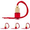 PARADISE SCENTS PER80164 Deodoranti per Auto, Rosso (Confezione da 4)
