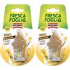 AREXONS Fresca Foglia Profumatore Boccettino Vaniglia, profumatore ambiente auto 4,5 ml, tappo in legno, intensità regolabile, profumazione fresca e gradevole (Confezione da 2)