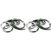 Lampa 20871 Chrome-Stripe Flat Type Profilo Adesivo Cromato, 3,5 mm/4 m (Confezione da 2)