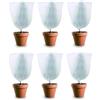 eacommerce - Telo di Protezione Invernale per Piante | Termoclima Antigelo | Tessuto in TNT Leggero | Protezione da Freddo e Insetti | Permeabile all'Acqua e Aria, Bianco Ø60x80 cm - Conf. 6 Pezzi